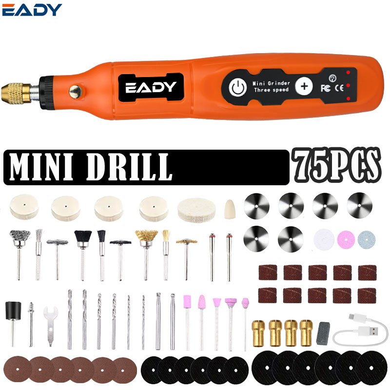 Woodworking Diy Projects - Bor Mini Tanpa Kabel USB &