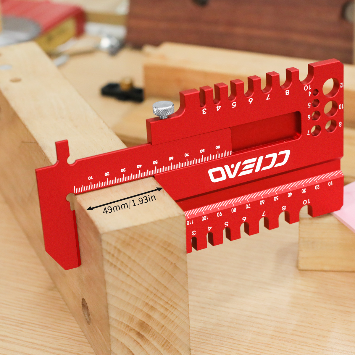 Woodworking Marking Gauge - Penggaris Ukur Multifungsi untuk Pekerjaan Kayu,