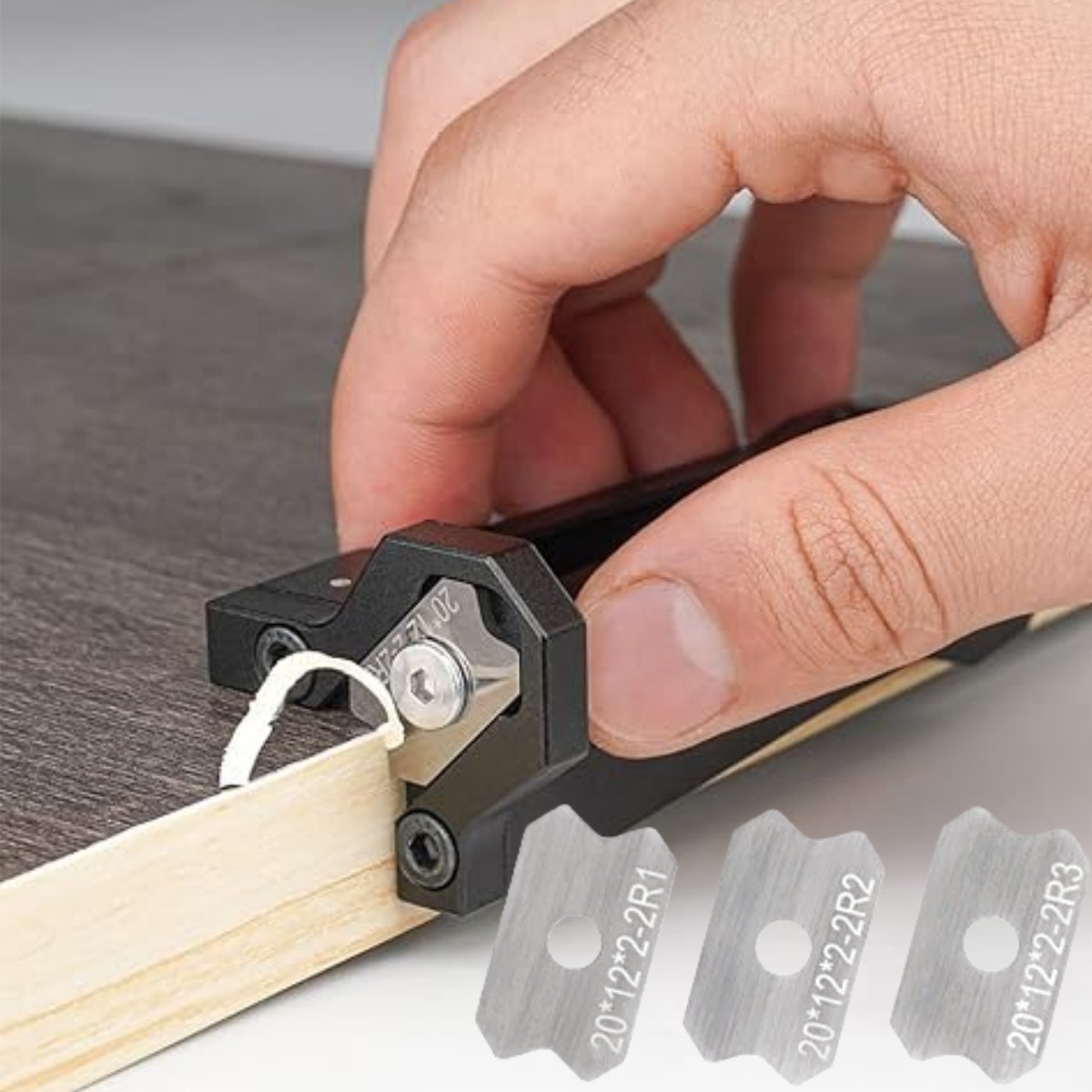Woodworking Essentials - Alat Pemotong Tepi Veneer Kayu, Alat