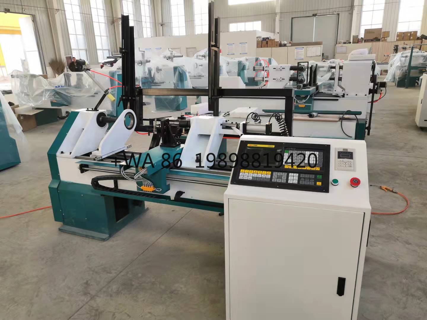 Woodworking Lathe Machine - Mesin Bubut Kayu CNC dengan Sistem