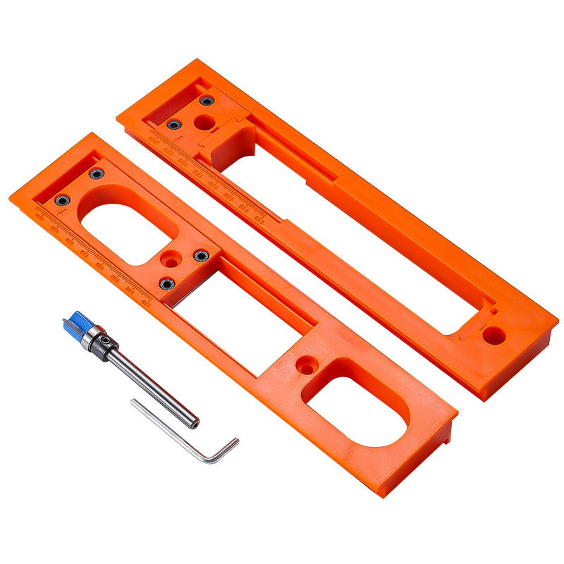 Woodworking Router Templates - 1 Buah Templat Tanggam Engsel Templat