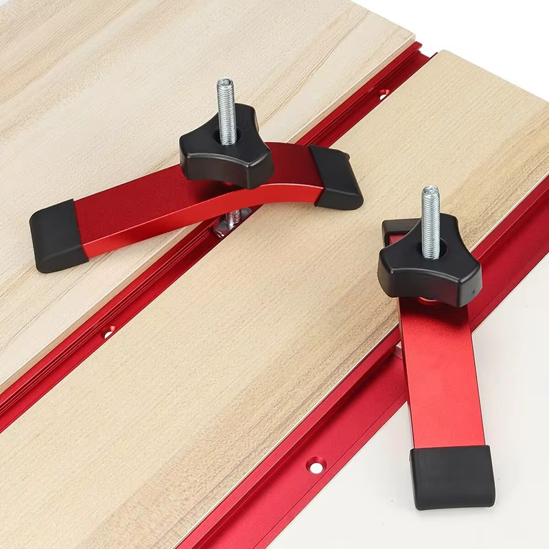 Woodworking Essentials - 1/2 Buah Penjepit Penahan Cepat Aluminium