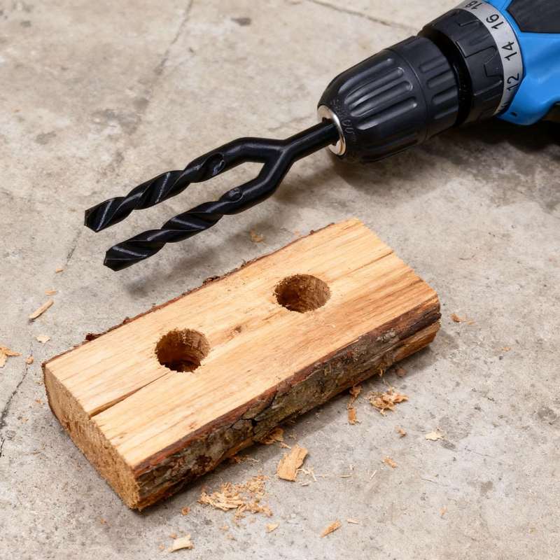 Woodworking Jokes - Alat Prank Bor Putar Ganda Unik,