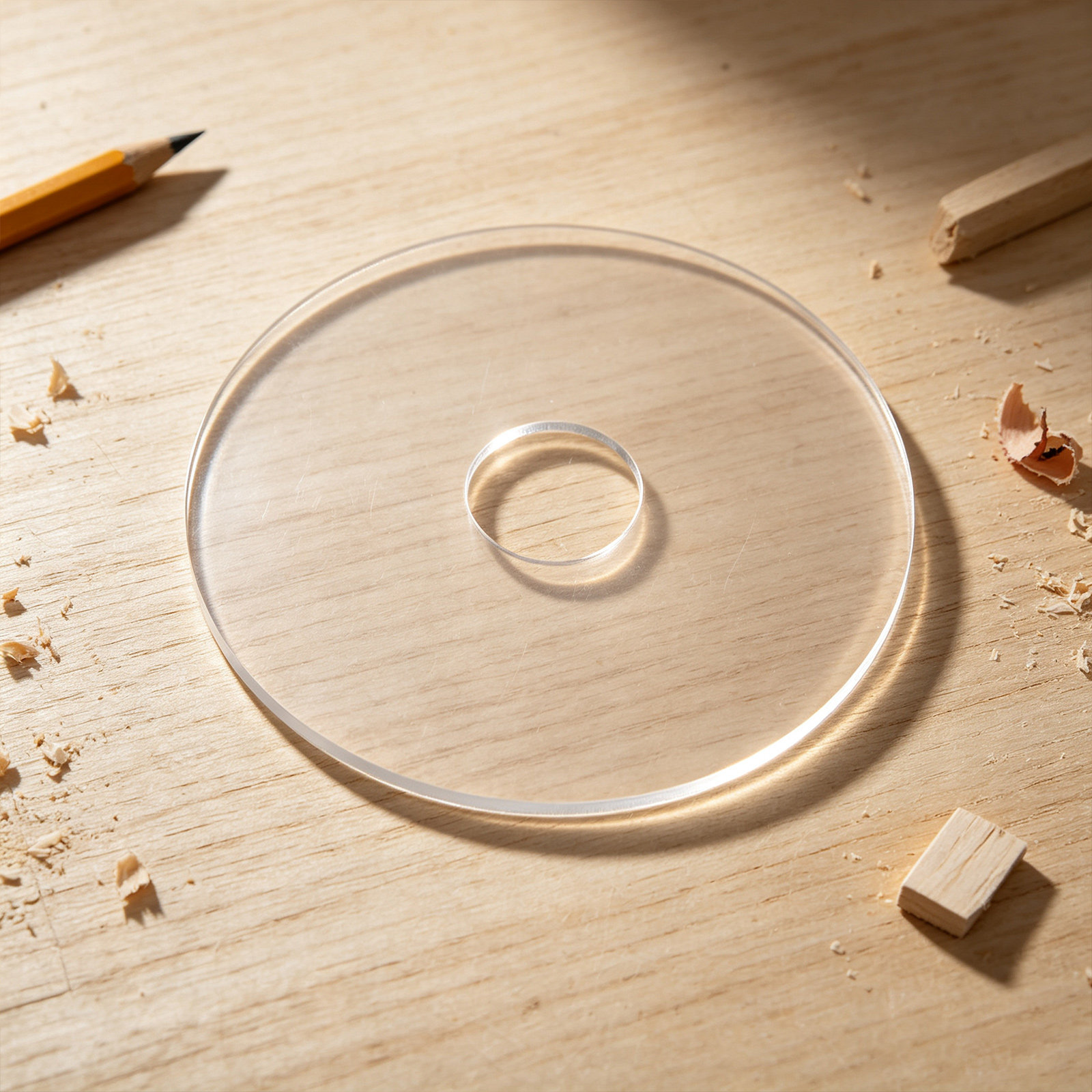 Woodworking Router Templates - Templat Router Akrilik Transparan untuk Pertukangan