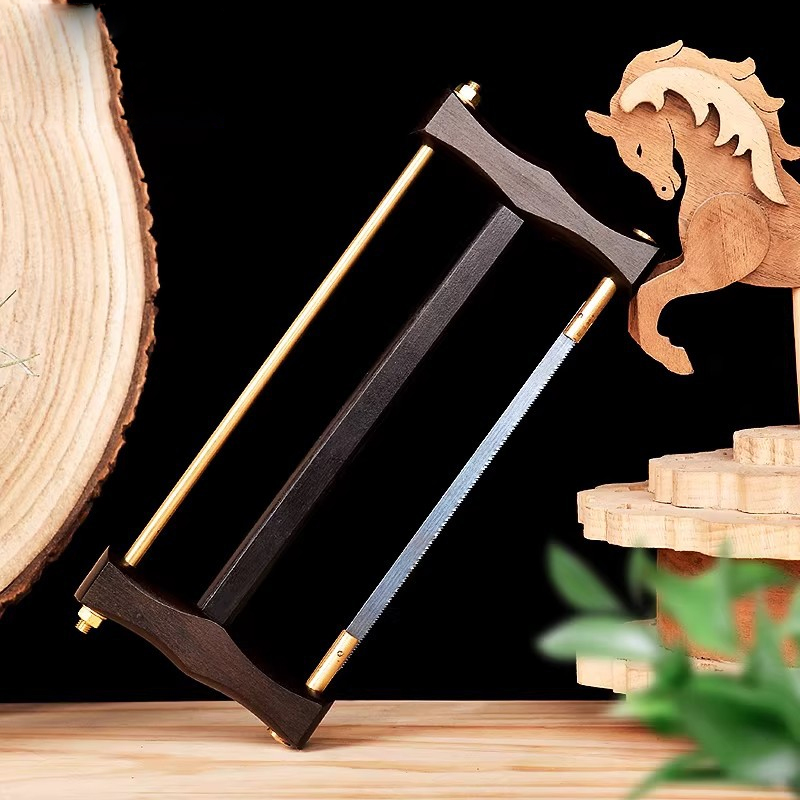 Woodworking Hand Saw - Gergaji tangan tukang kayu hitam Sandalwood,