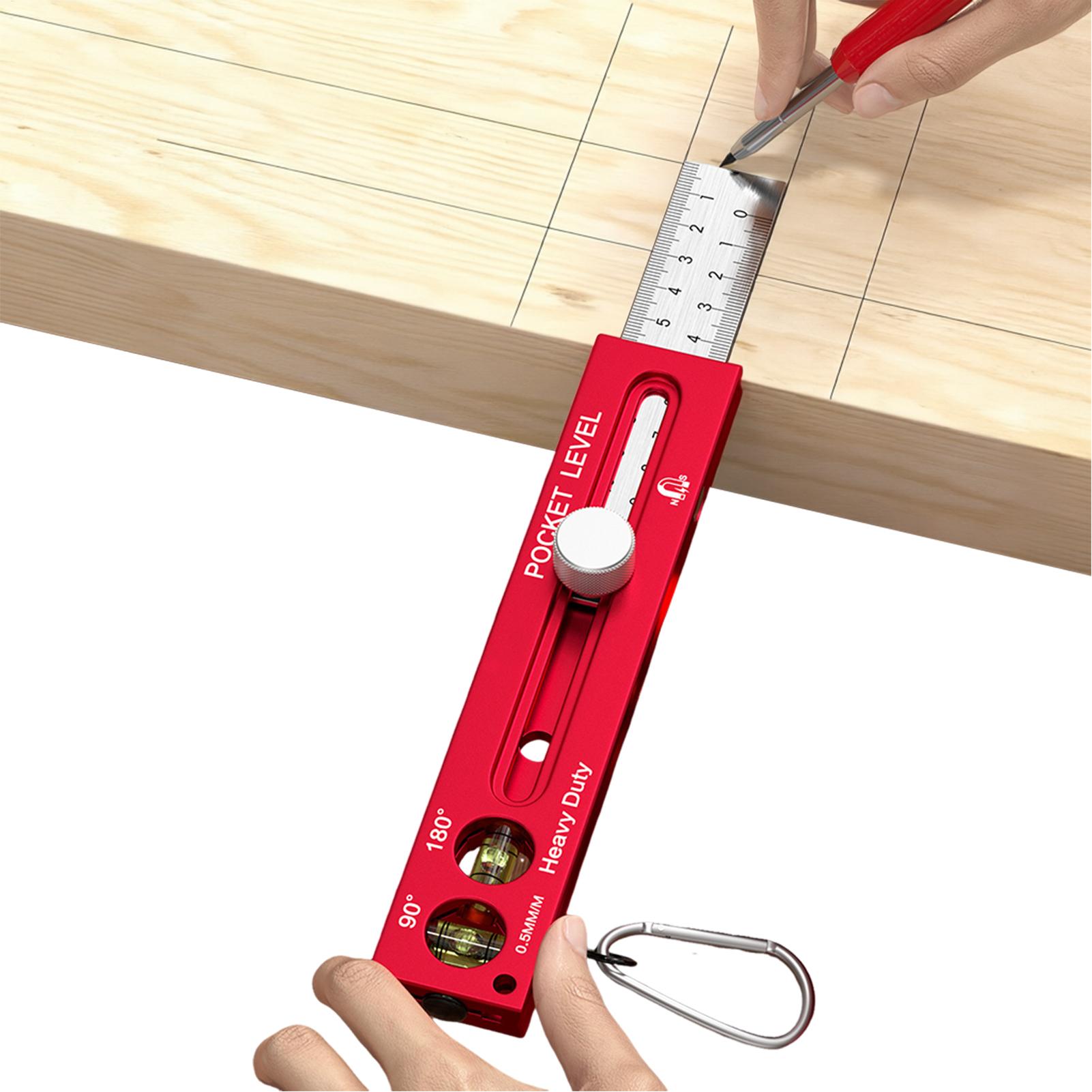Woodworking Workshop Layout - Alat Ukur Pertukangan Kayu Panduan Horizontal