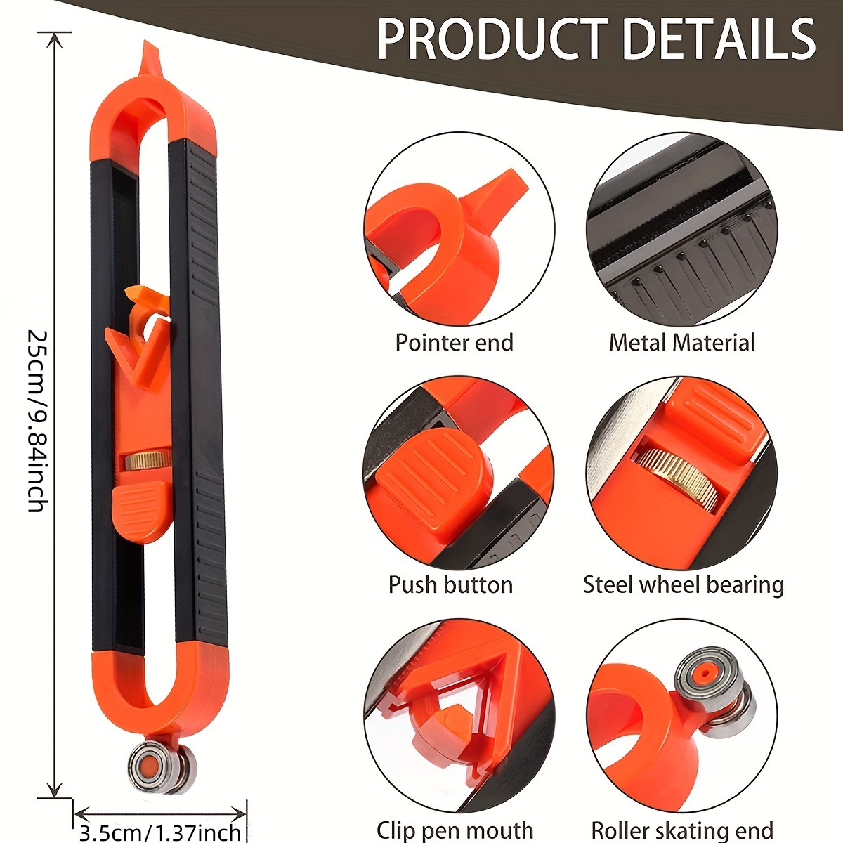 Alat Pengukur Kontur, Duplikat - Woodworking Essentials ulasan dan harga