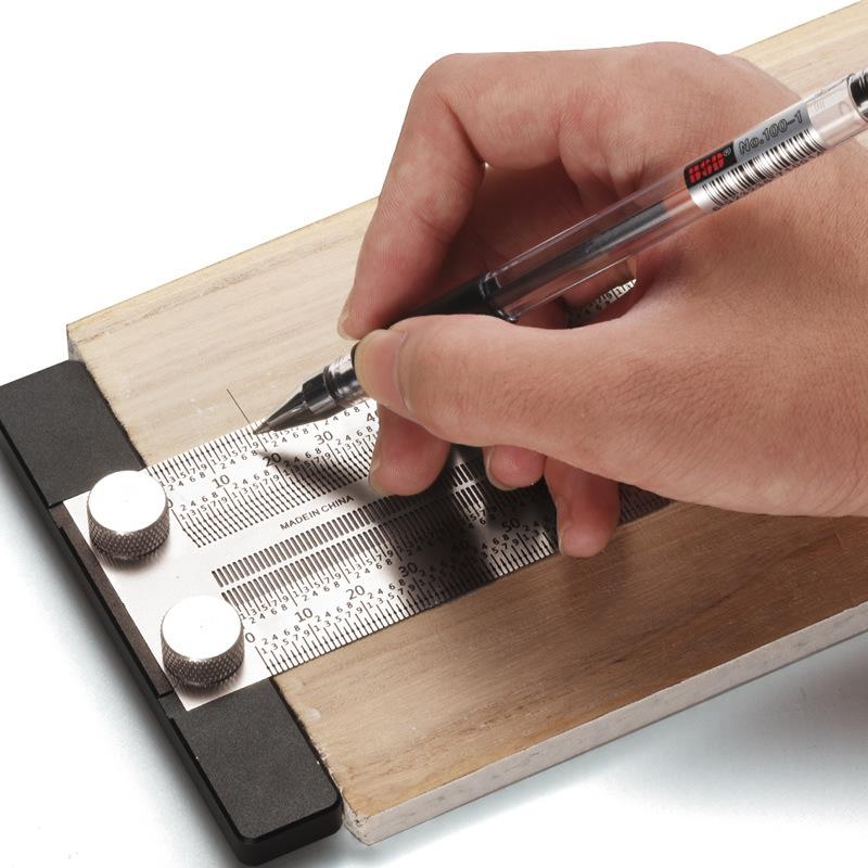 Penggaris Lubang Tipe T Presis - Woodworking Hobbies ulasan dan harga