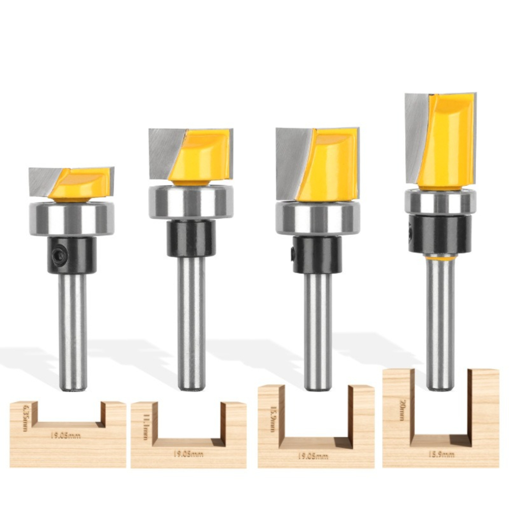 Mata Bor Router 1/4 Inch Shank - Woodworking Router Templates ulasan dan harga