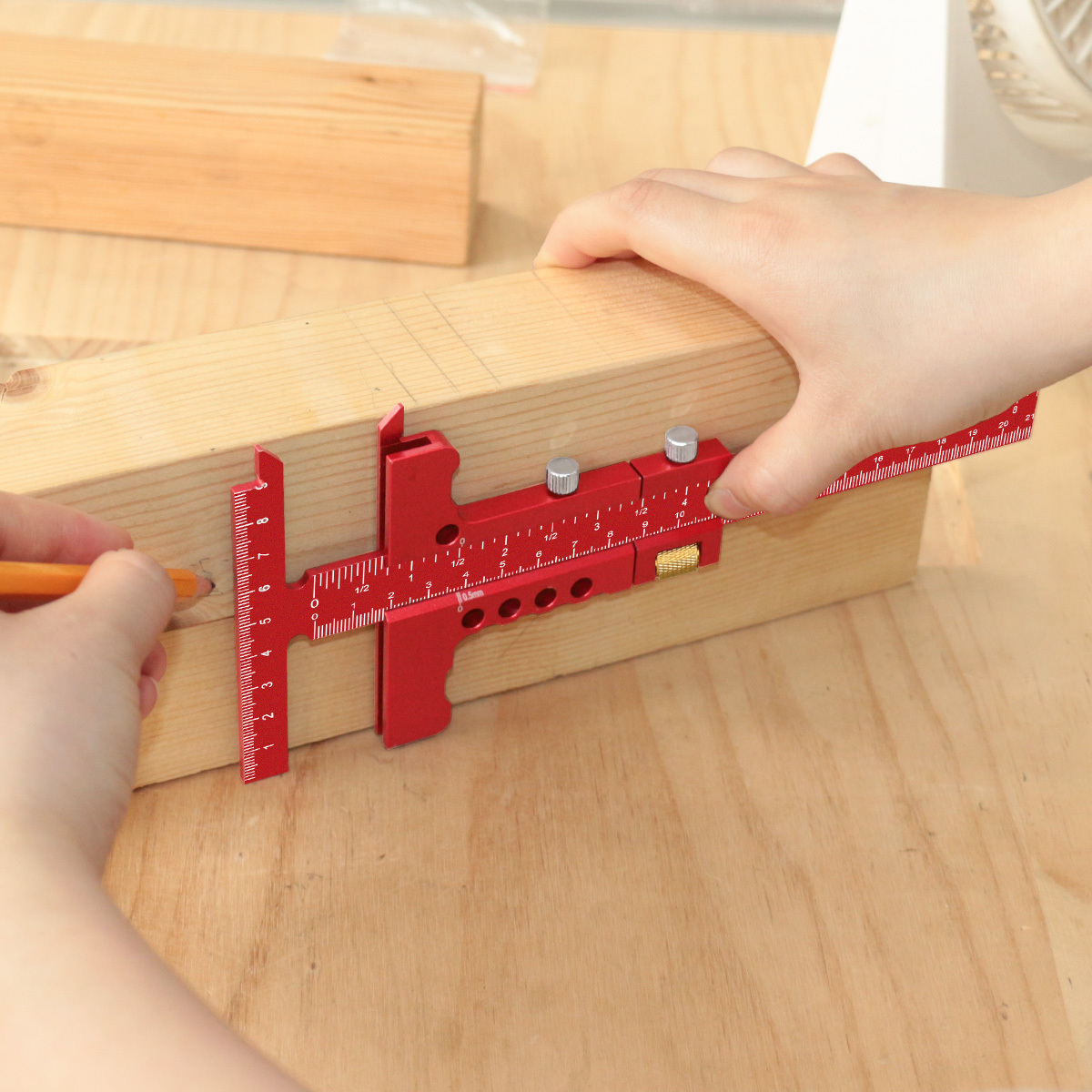 Alat Ukur T-Square untuk Pertu - Woodworking Marking Gauge ulasan dan harga
