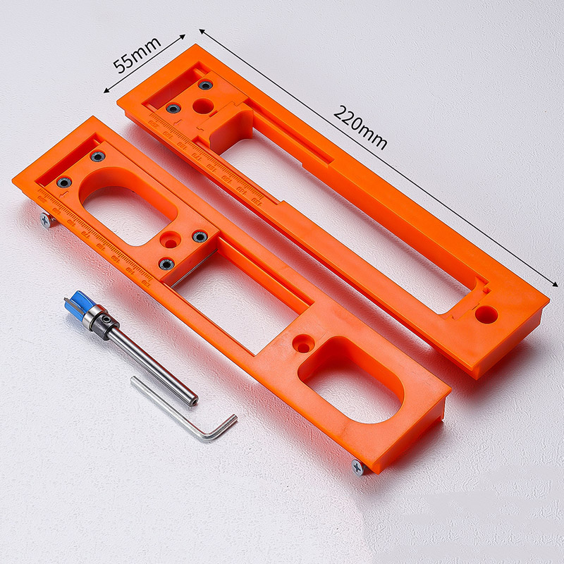 1 Buah Templat Tanggam Engsel  - Woodworking Router Templates ulasan dan harga