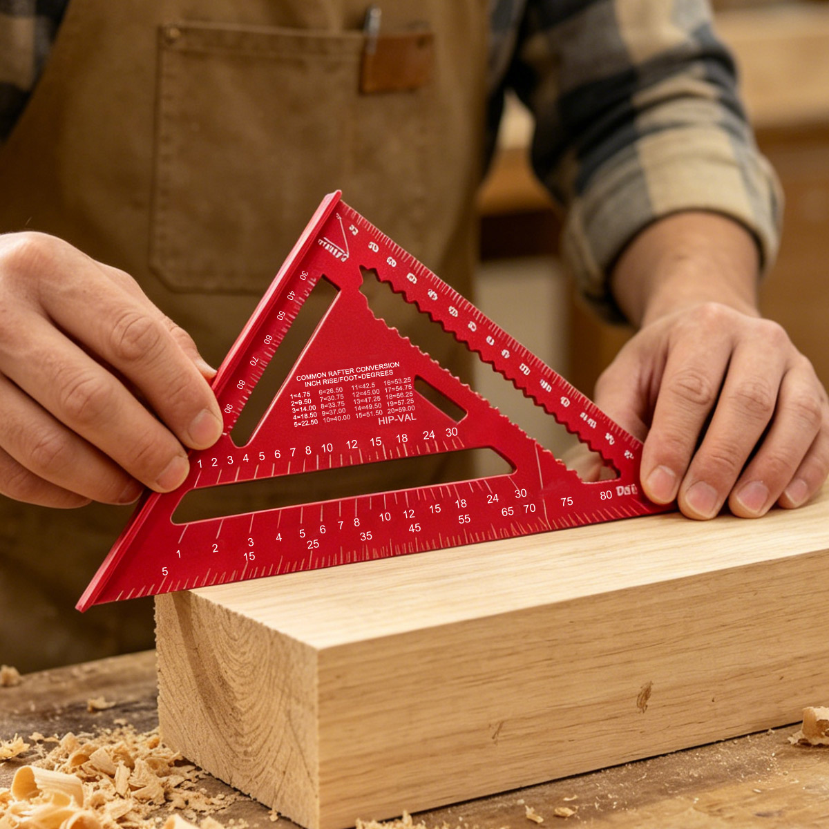 Penggaris Segitiga Presisi Tin - Woodworking Essentials ulasan dan harga