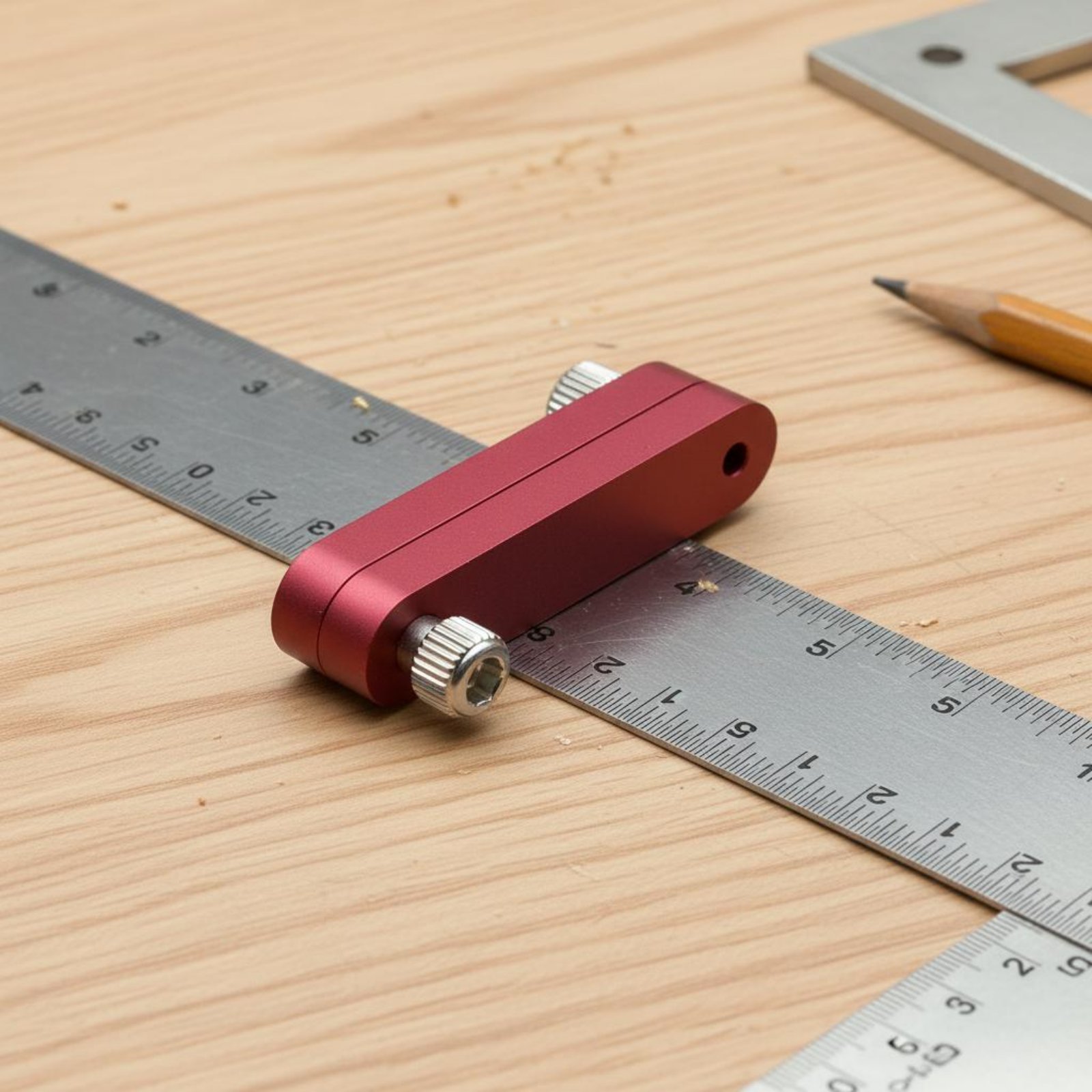Pengatur Posisi Penggaris Tuka - Woodworking Marking Gauge ulasan dan harga