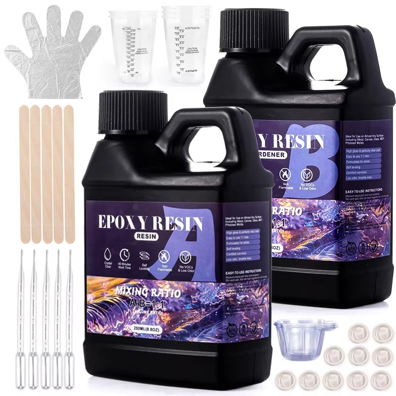 Campuran Mudah 1:1 Kit Resin E - Woodworking Resin ulasan dan harga