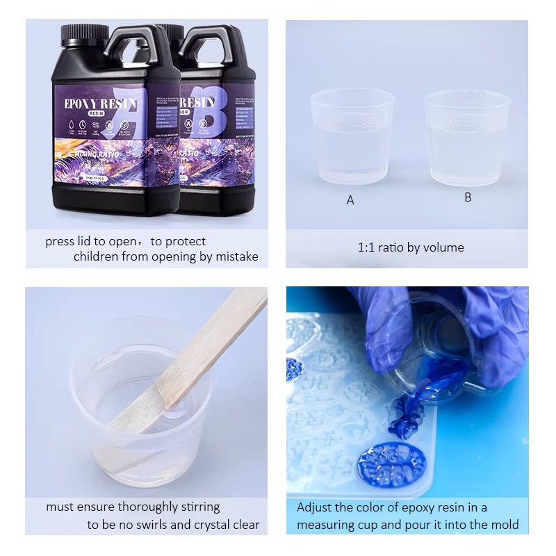 Campuran Mudah 1:1 Kit Resin E - Woodworking Resin ulasan dan harga