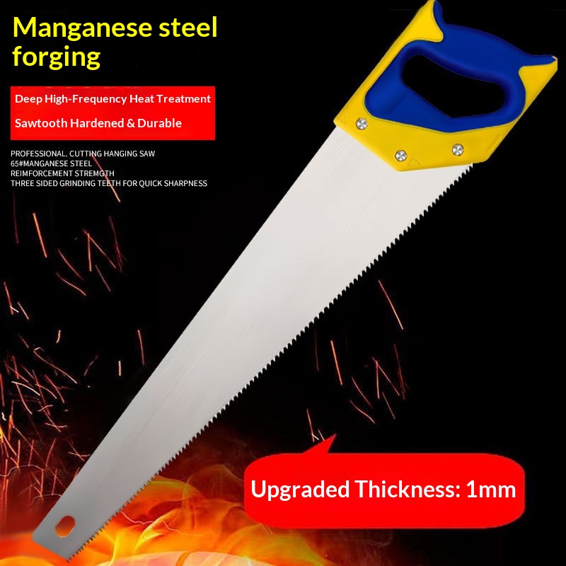 Gergaji Tangan Baja Mangan unt - Woodworking Hand Saw ulasan dan harga