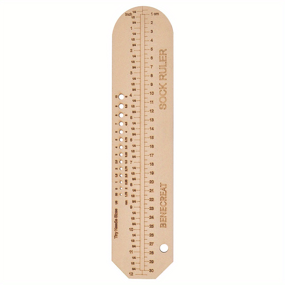 Penggaris Rajut Kaus Kaki Kayu - Woodworking Diy Projects ulasan dan harga