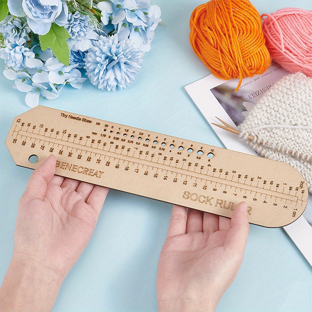 Penggaris Rajut Kaus Kaki Kayu - Woodworking Diy Projects ulasan dan harga