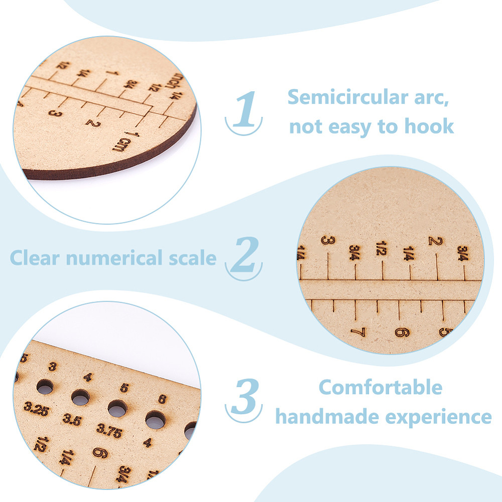 Penggaris Rajut Kaus Kaki Kayu - Woodworking Diy Projects ulasan dan harga