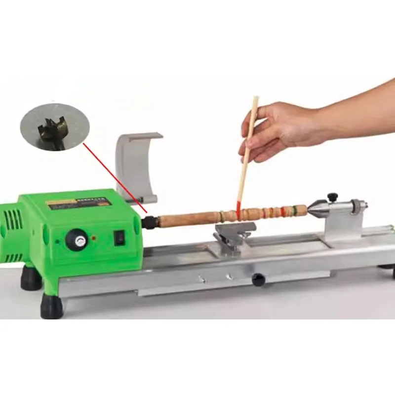 Mesin Bubut Kayu Mini Benchtop - Woodworking Lathe Machine ulasan dan harga