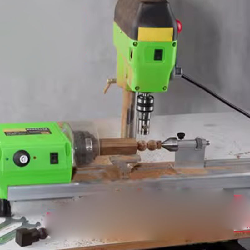 Mesin Bubut Kayu Mini Benchtop - Woodworking Lathe Machine ulasan dan harga