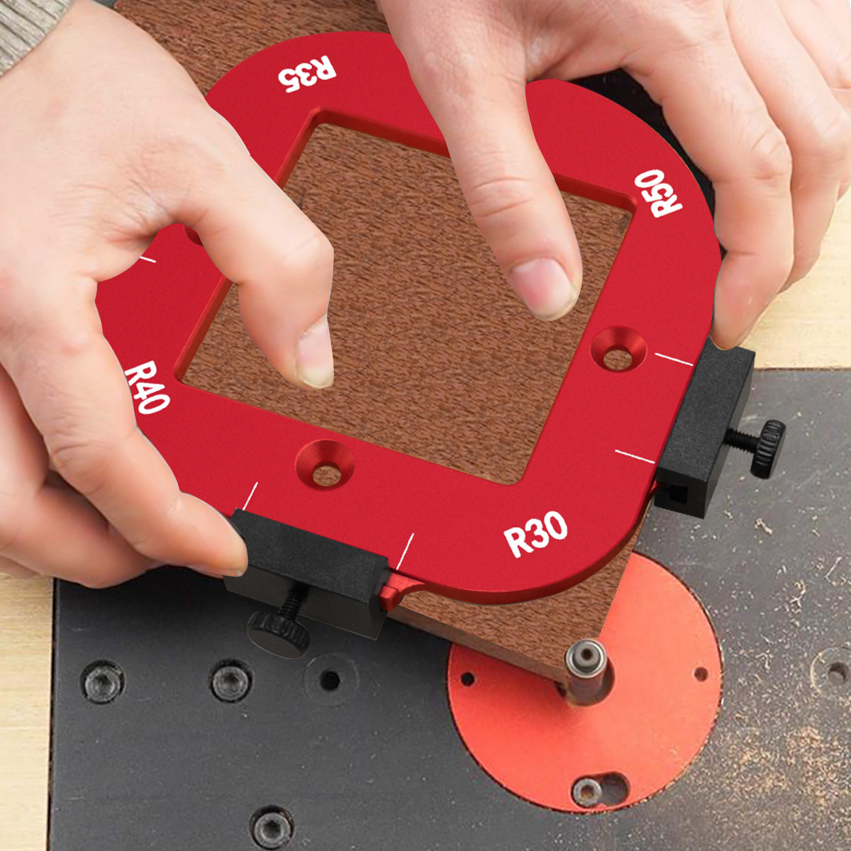 Templat Radius Sudut Router un - Woodworking Router Templates ulasan dan harga