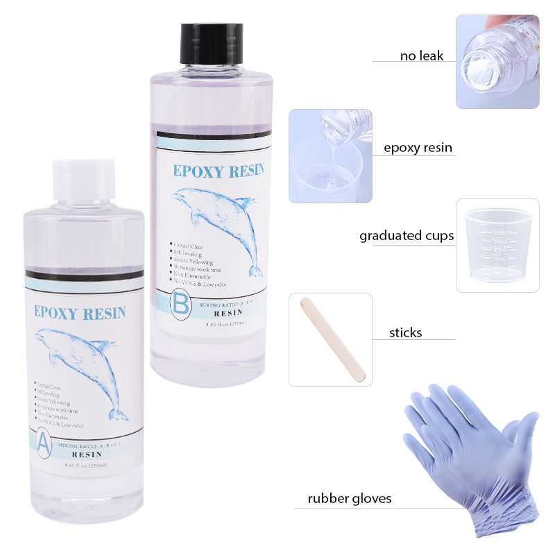 1:1 Jelas Epoksi Resin Kristal - Woodworking Resin ulasan dan harga