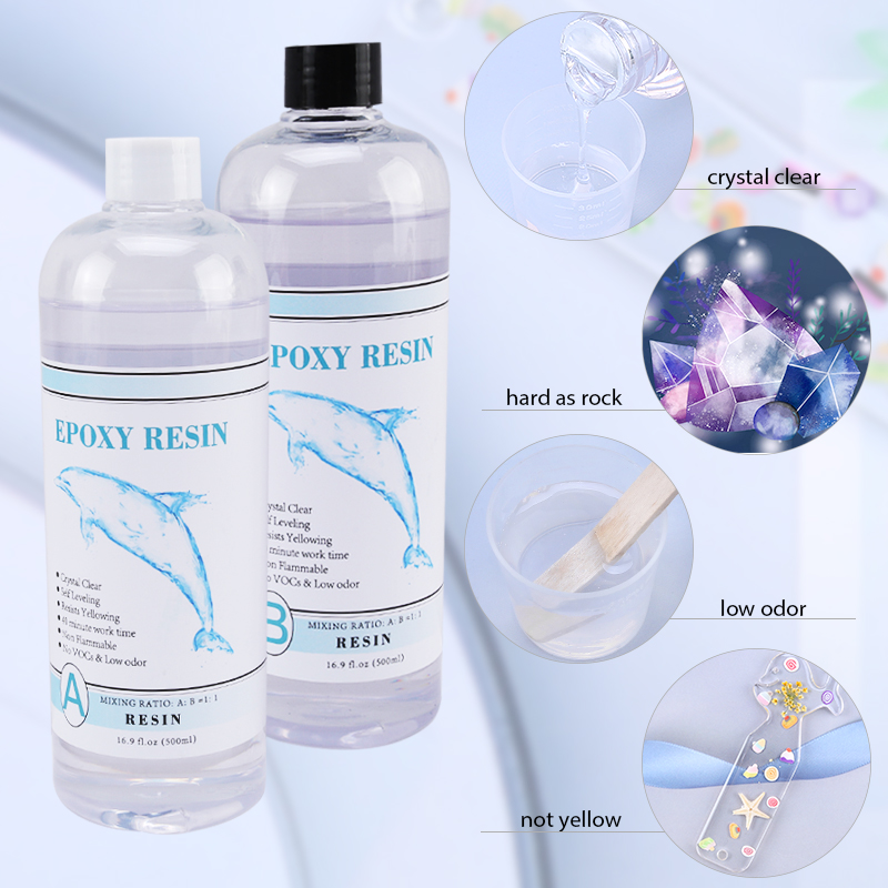 1:1 Jelas Epoksi Resin Kristal - Woodworking Resin ulasan dan harga