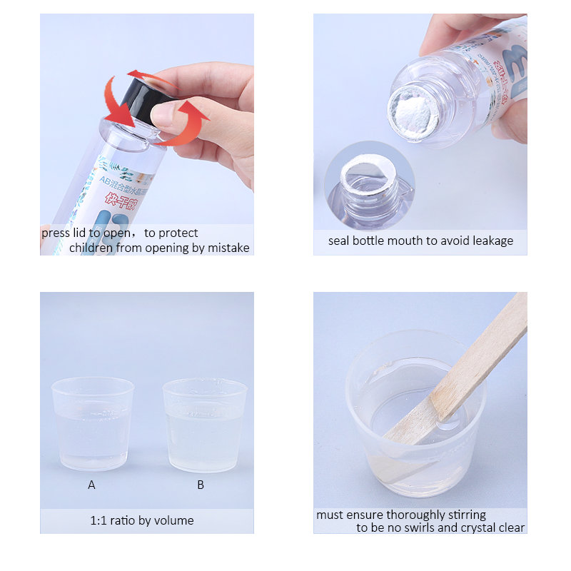 1:1 Jelas Epoksi Resin Kristal - Woodworking Resin ulasan dan harga