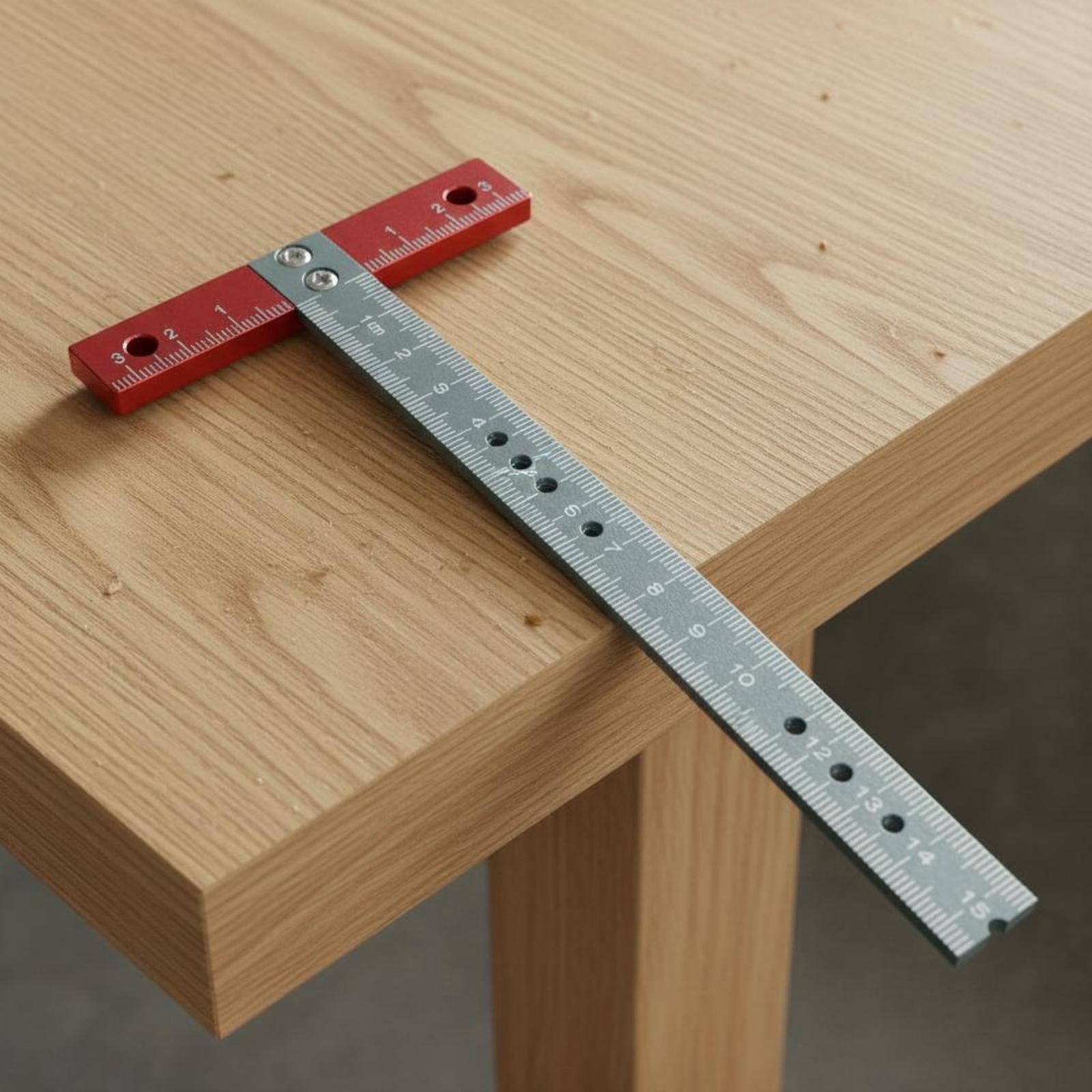 Penggaris Bentuk T untuk Penan - Woodworking Workshop Layout ulasan dan harga