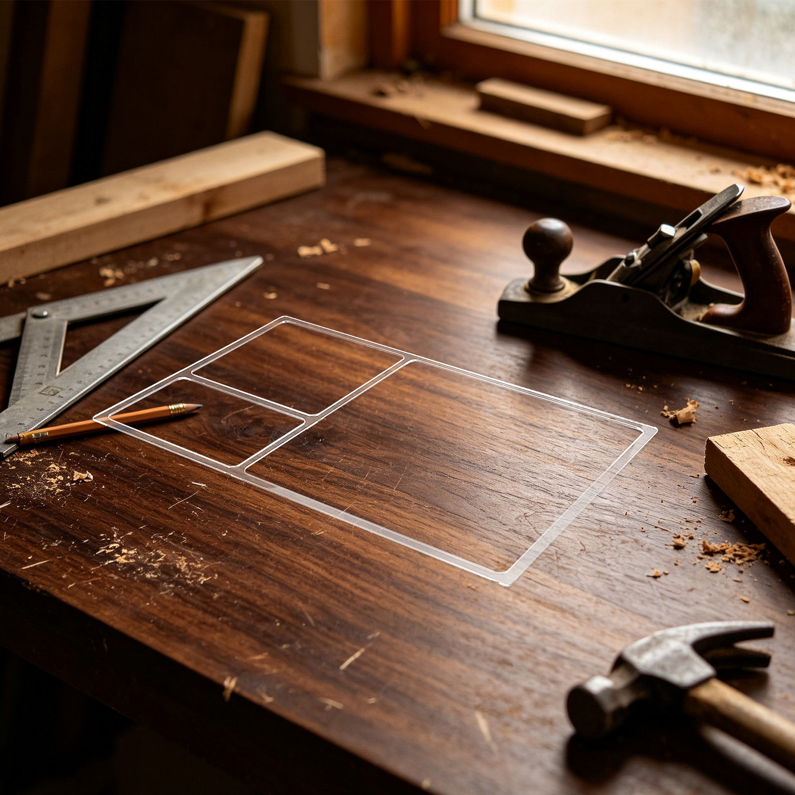 Templat Router Akrilik Transpa - Woodworking Router Templates ulasan dan harga