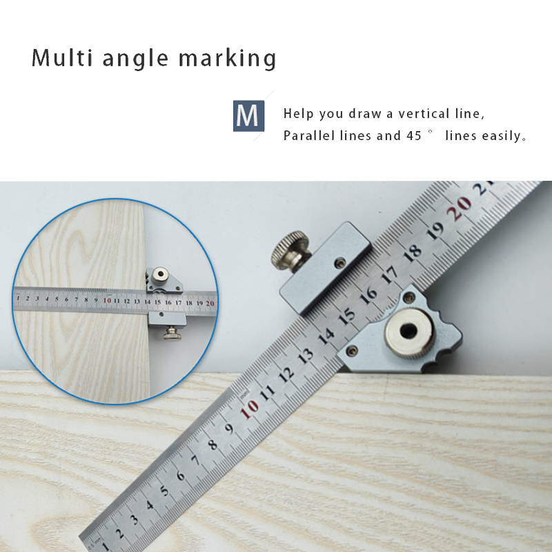 Scriber Penanda Multifungsi 45 - Woodworking Marking Gauge ulasan dan harga
