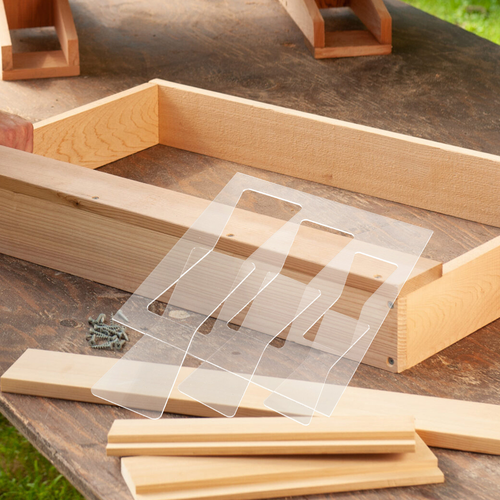 2Pcs Set Template Akrilik untu - Woodworking Router Templates ulasan dan harga