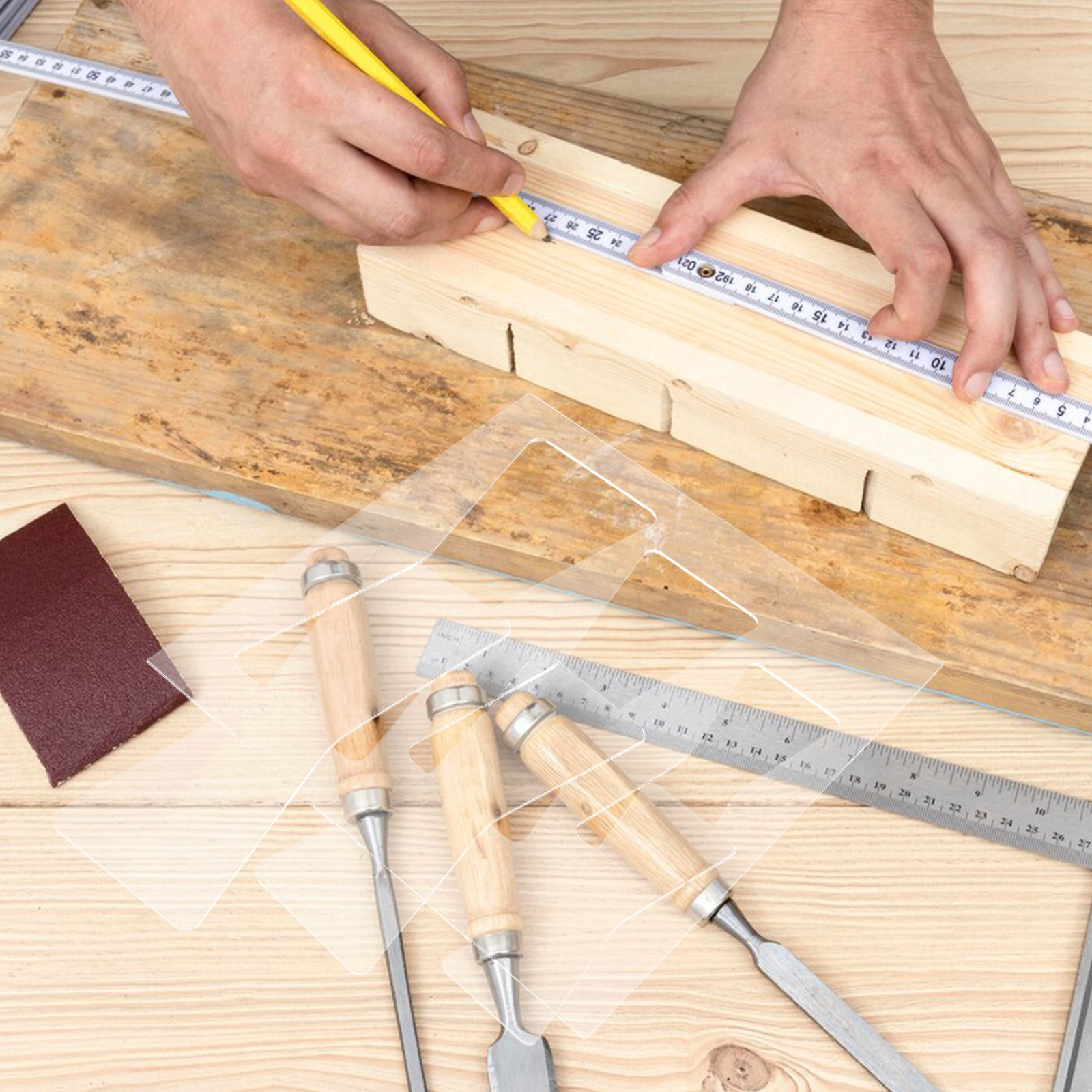 2Pcs Set Template Akrilik untu - Woodworking Router Templates ulasan dan harga