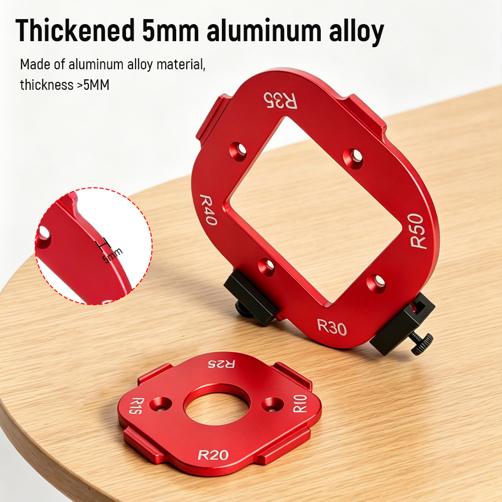 Templat Radius Sudut Bulat Alu - Woodworking Router Templates ulasan dan harga
