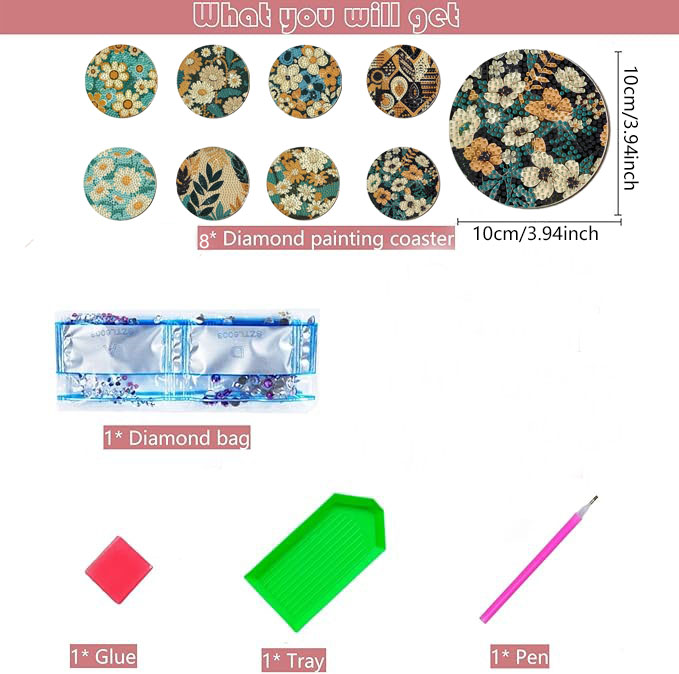 8 Buah Set Lukisan Berlian DIY - Woodworking Diy Projects ulasan dan harga