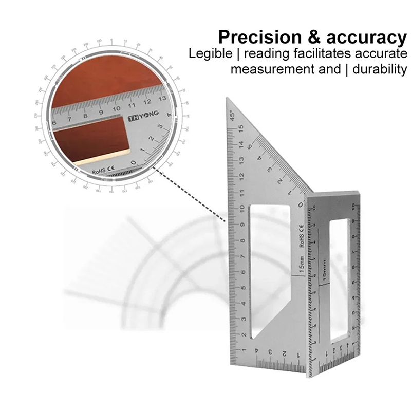 Penggaris Sudut Multifungsi 45 - Woodworking Marking Gauge ulasan dan harga