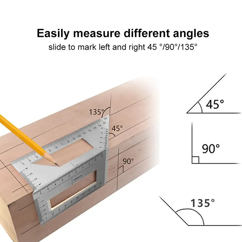Penggaris Sudut Multifungsi 45 - Woodworking Marking Gauge ulasan dan harga