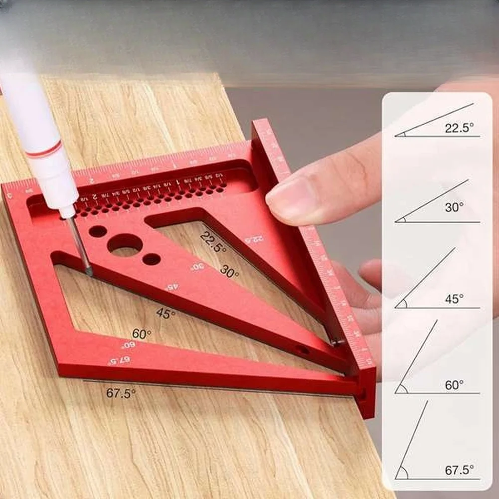 Penggaris Pengukur Sudut Multi - Woodworking Workshop Layout ulasan dan harga